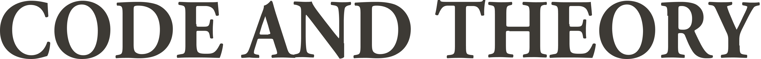 Code and Theory
